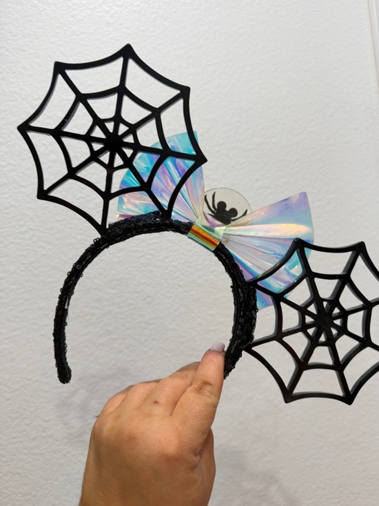 NEW Disney Boxlunch Halloween Spider Web Ears main image 5
